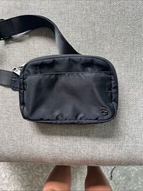 Black Crossbody Belt Bag